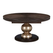 Michael Amini West Kensington Oval Dining Table - Medium Espresso