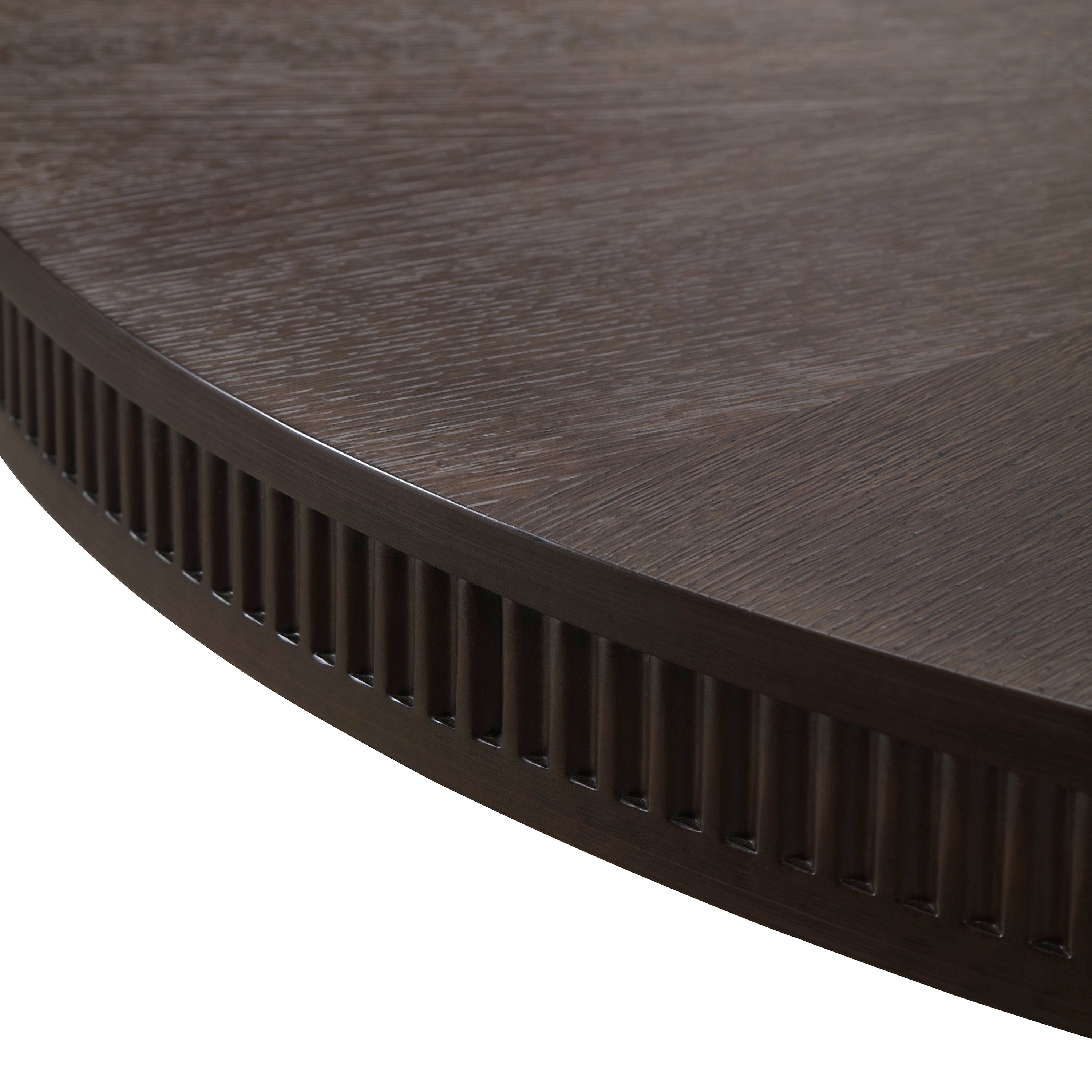 Michael Amini West Kensington Oval Dining Table - Medium Espresso