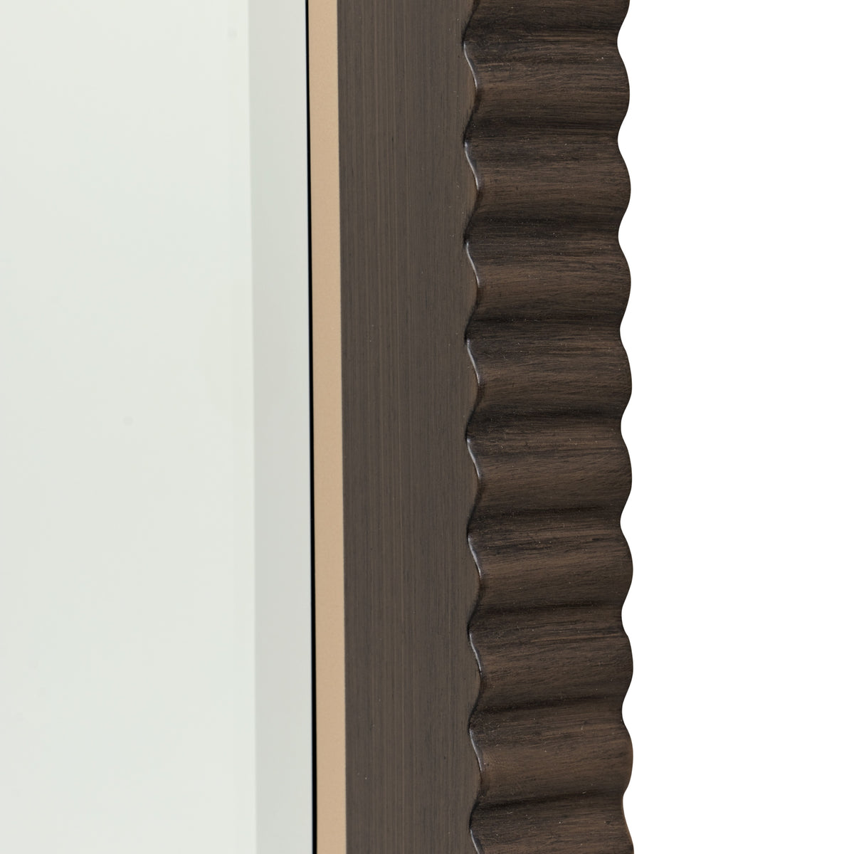 Michael Amini West Kensington Wall Mirror - Medium Espresso