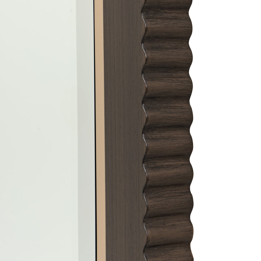Michael Amini West Kensington Wall Mirror - Medium Espresso
