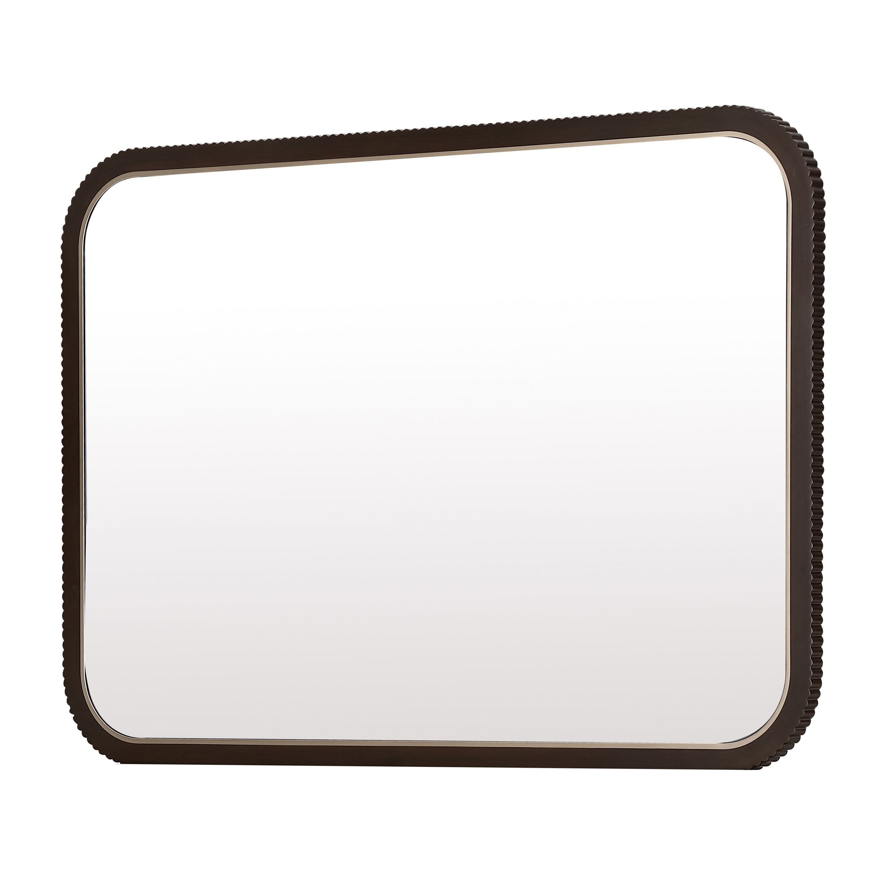Michael Amini West Kensington Wall Mirror - Medium Espresso