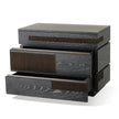 Global Views Brazil Chest-Black Cerused Oak