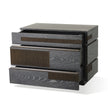 Global Views Brazil Chest-Black Cerused Oak