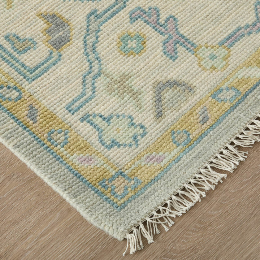 Feizy Karina 6791F Traditional Persian in Gray/Purple/Gold