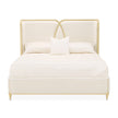 Michael Amini Scotts Square Bed - Light Champagne