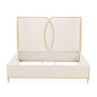 Michael Amini Scotts Square Bed - Light Champagne