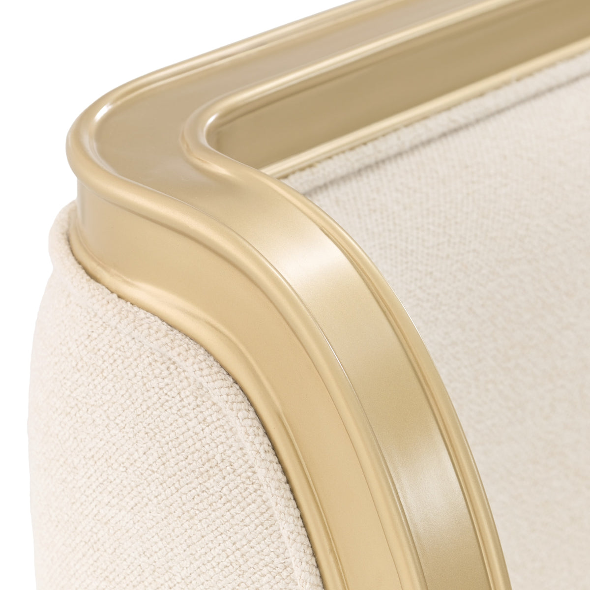 Michael Amini Scotts Square Bed - Light Champagne