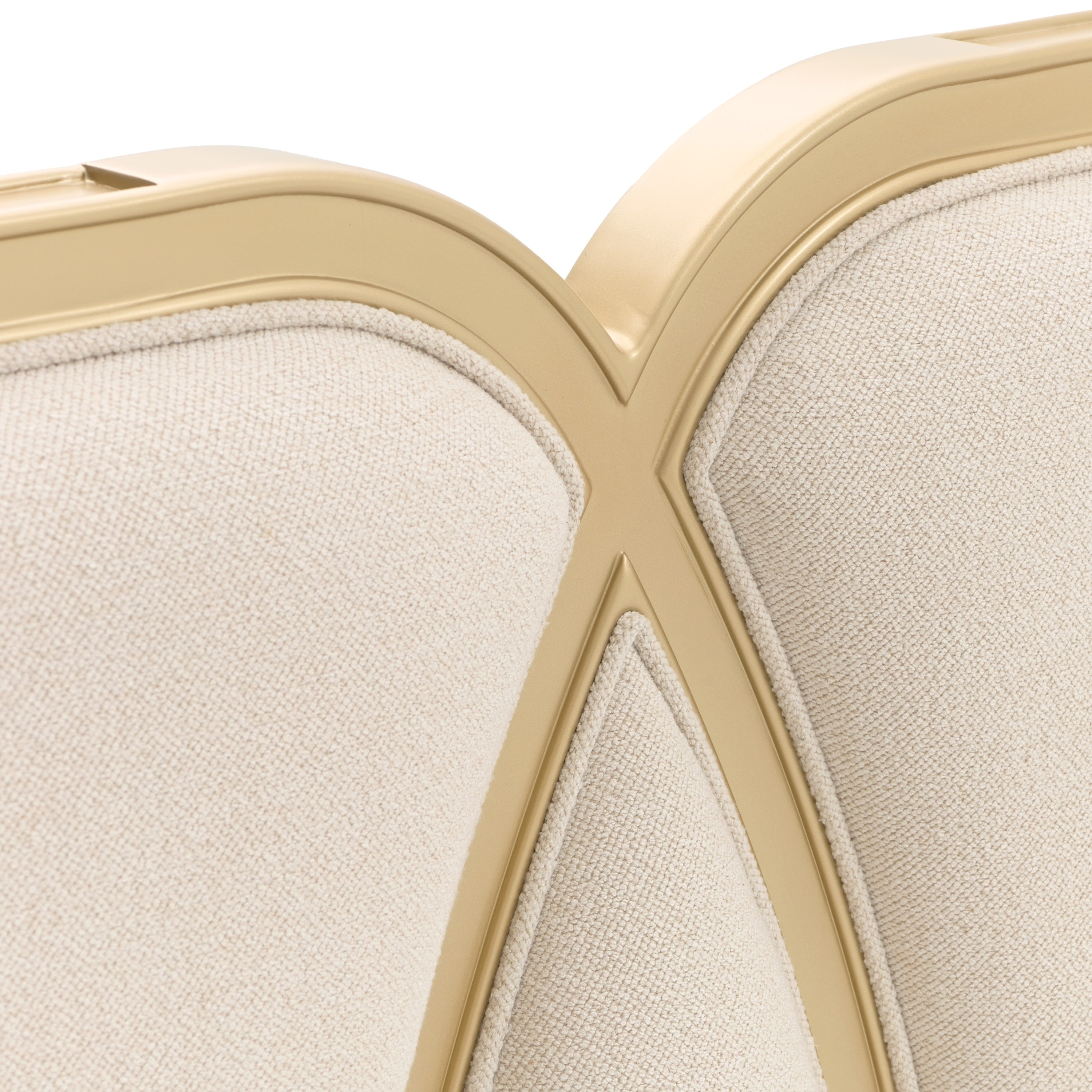 Michael Amini Scotts Square Bed - Light Champagne