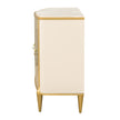 Michael Amini Scotts Square Sideboard - Light Champagne