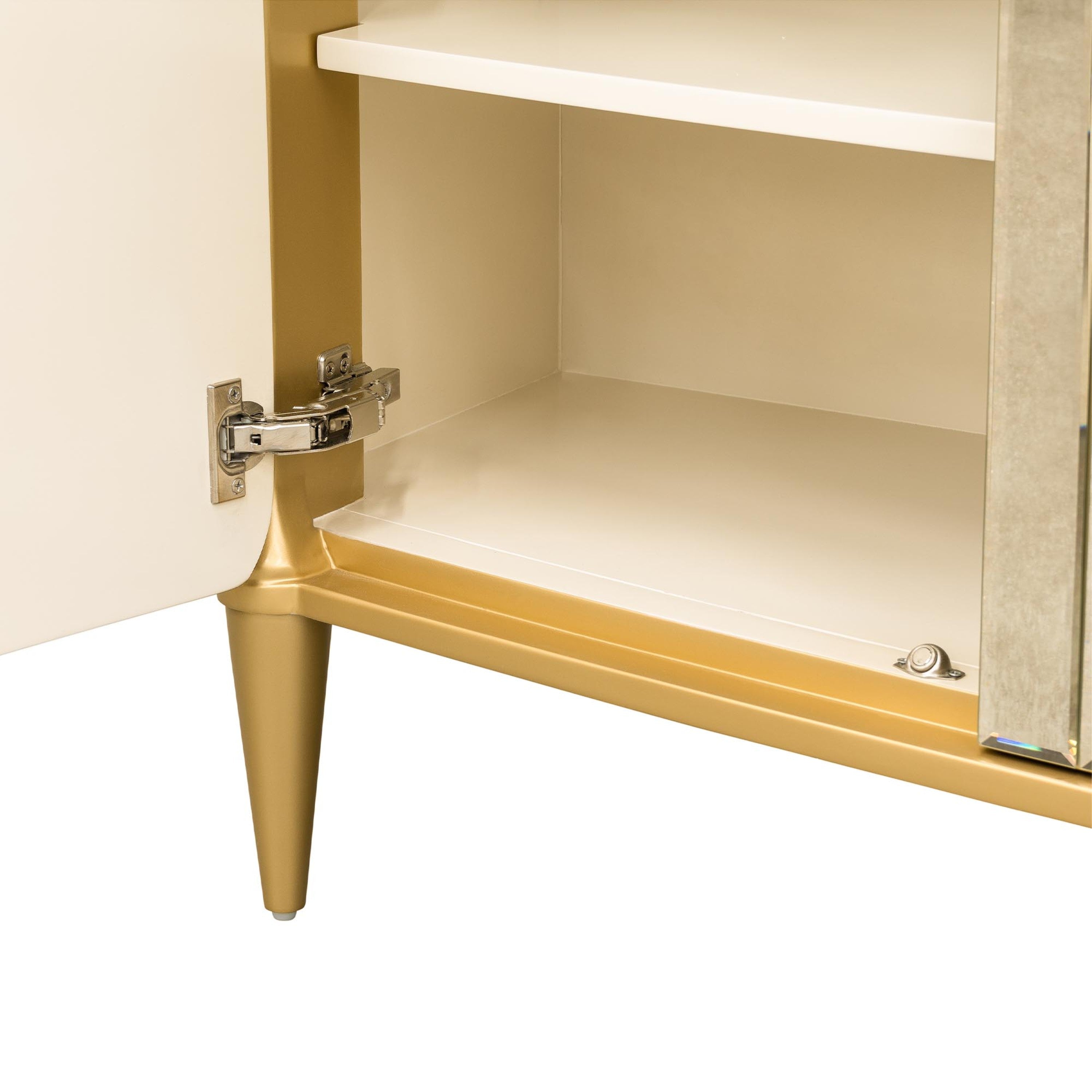 Michael Amini Scotts Square Sideboard - Light Champagne