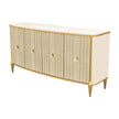 Michael Amini Scotts Square Sideboard - Light Champagne
