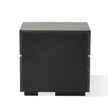 Global Views Brazil Bedside Chest-Left-Black Cerused Oak