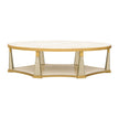 Michael Amini Scotts Square Cocktail Table - Light Champagne