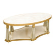 Michael Amini Scotts Square Cocktail Table - Light Champagne