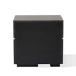 Global Views Brazil Bedside Chest-Right-Black Cerused Oak