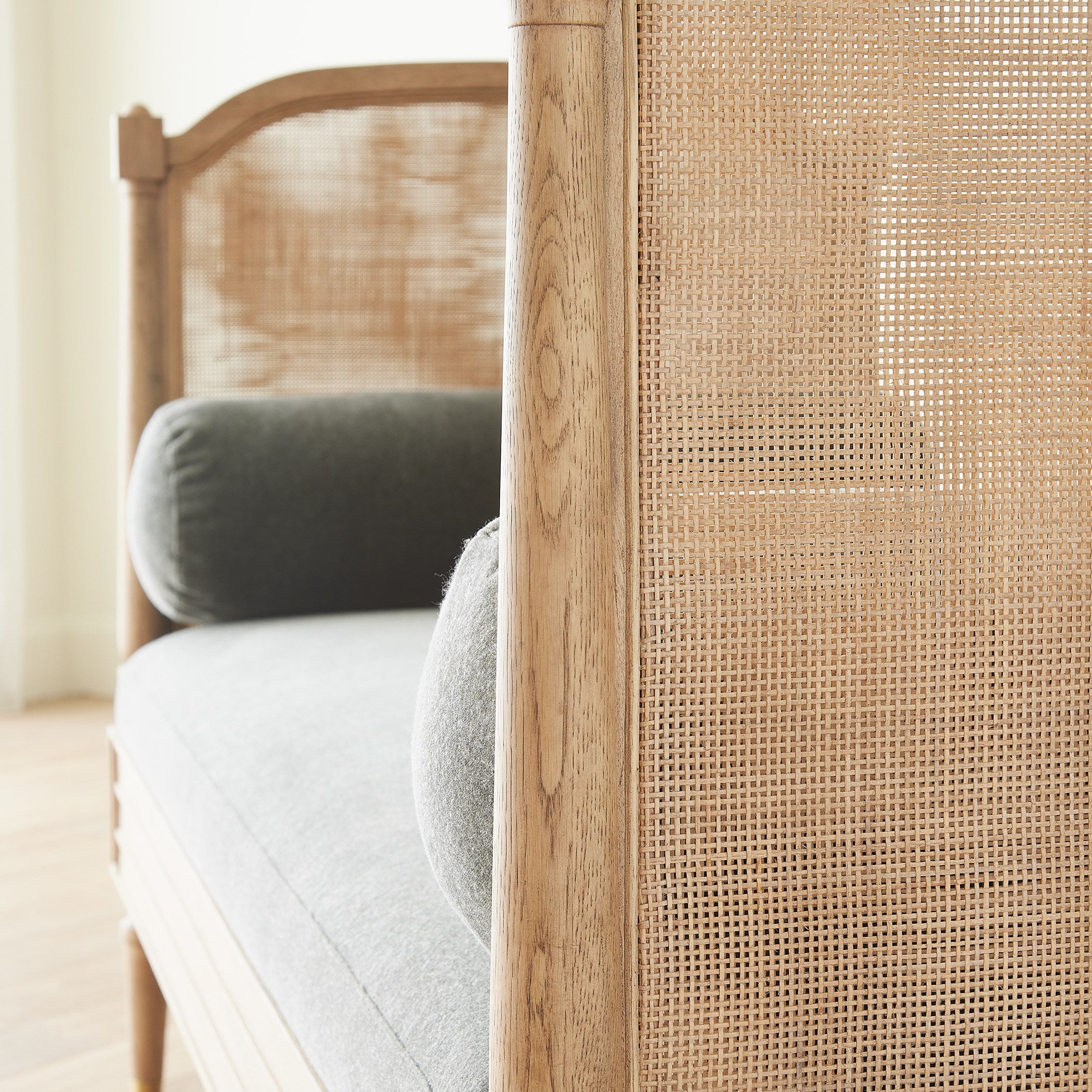 Global Views Josephine Daybed-Bleached Oak