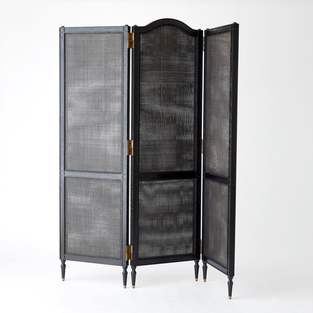 Global Views Josephine Screen-Blackened Oak