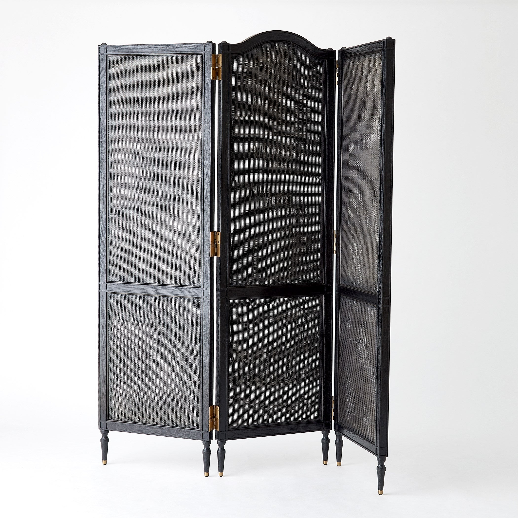 Global Views Josephine Screen-Blackened Oak