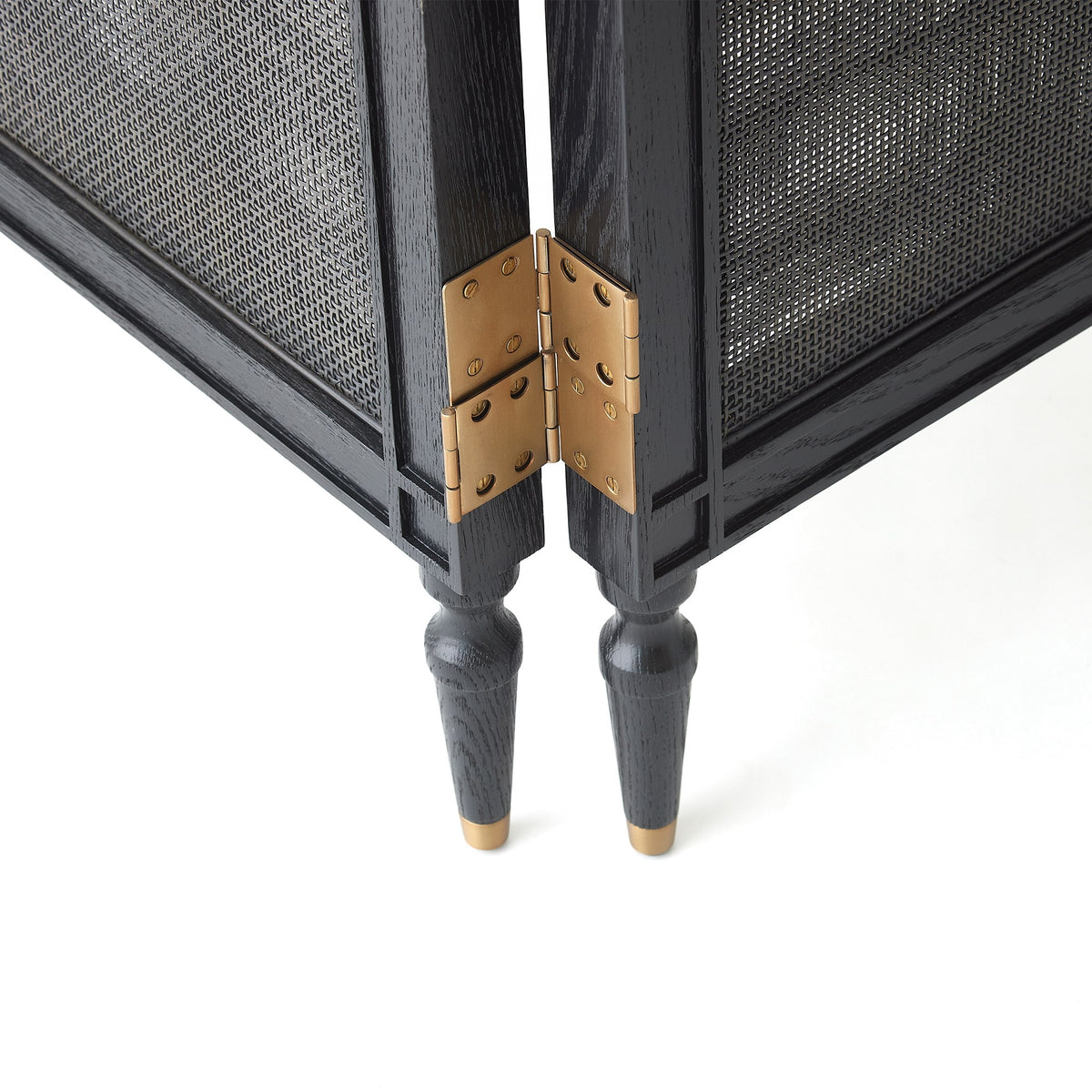 Global Views Josephine Screen-Blackened Oak