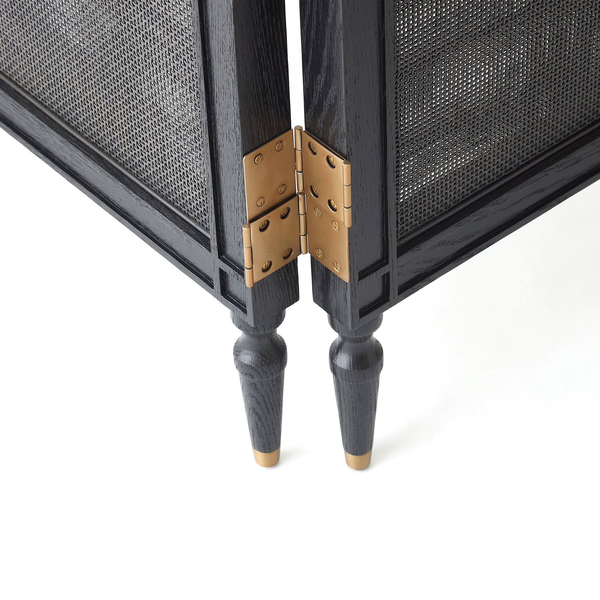 Global Views Josephine Screen-Blackened Oak