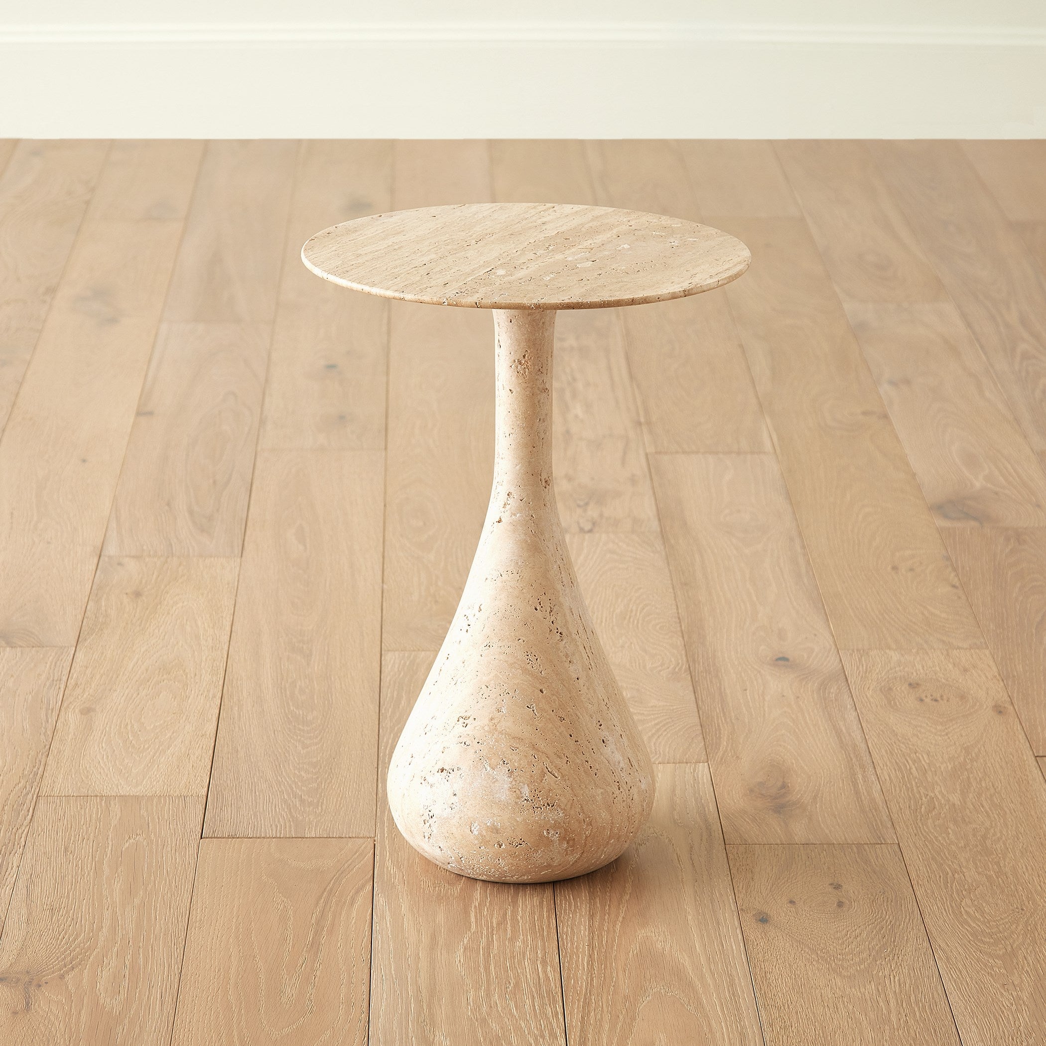Global Views Dea Table-Travertine-Lg