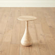 Global Views Dea Table-Travertine-Sm