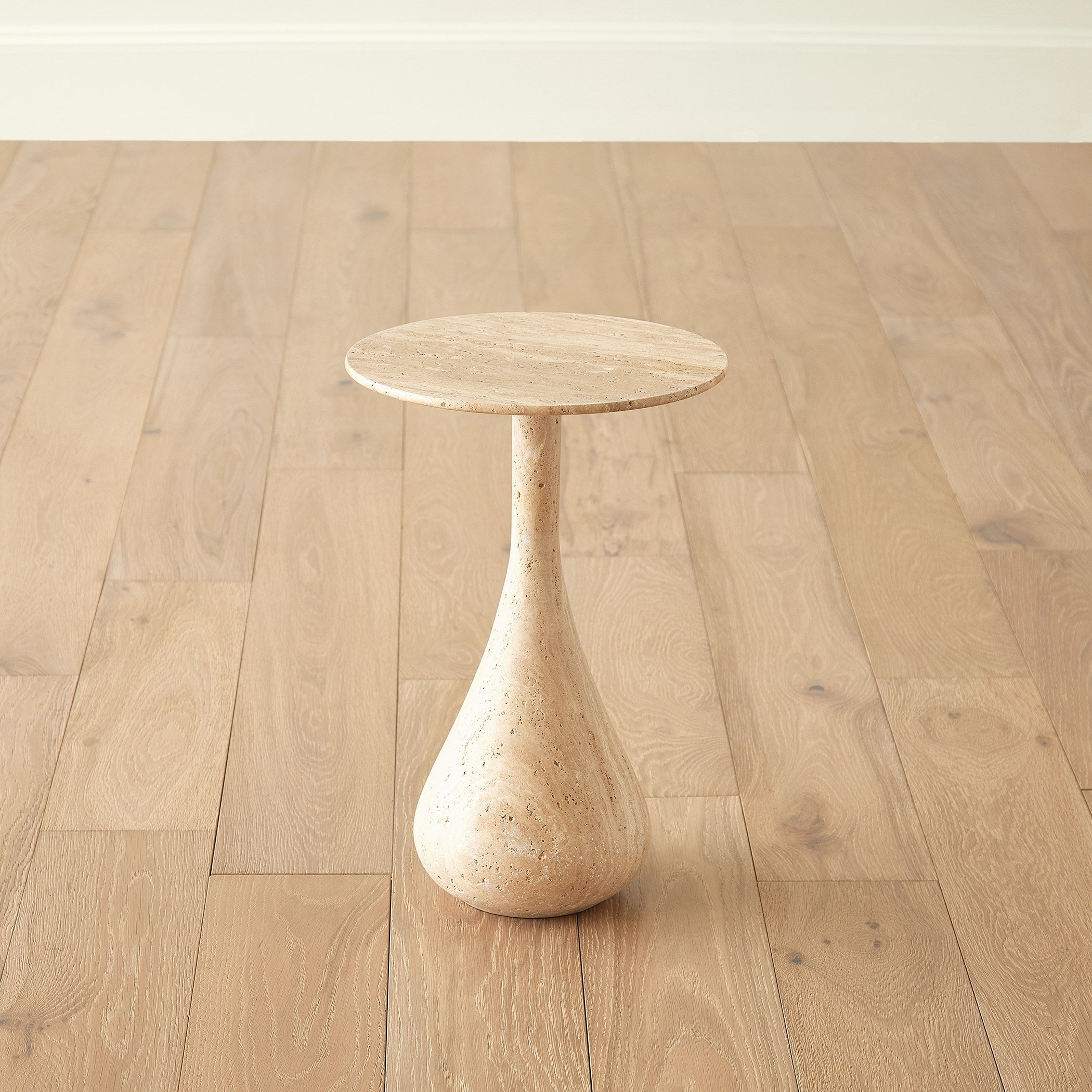Global Views Dea Table-Travertine-Sm