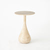 Global Views Dea Table-Travertine-Sm