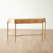 Global Views Breakfront Console-Natural/Gold