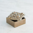 Global Views Pebbles Box Bronze