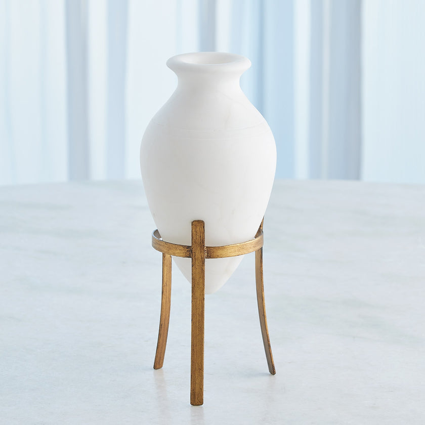 Global Views Amphora Alabaster Vase