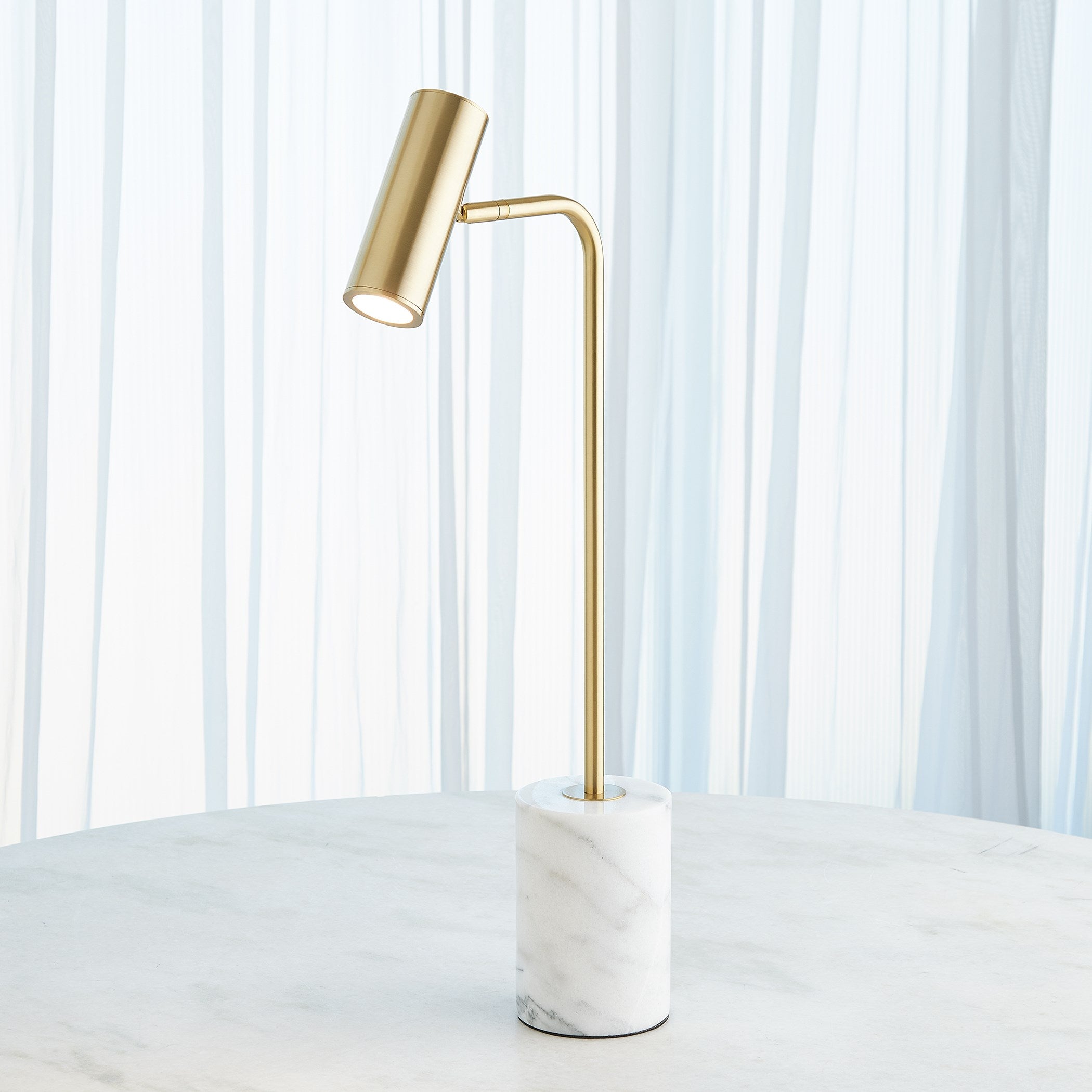 Global Views Spotlight Table Lamp Brass