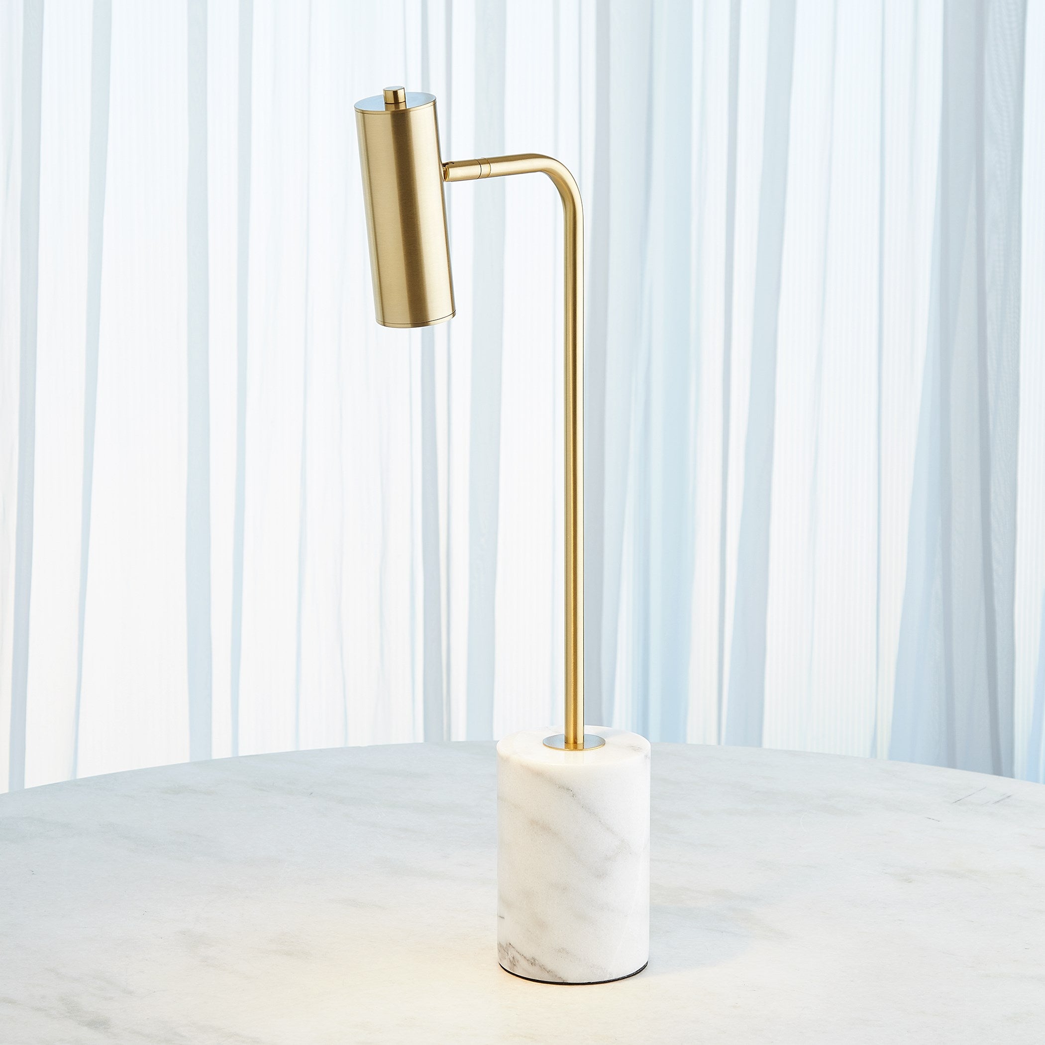 Global Views Spotlight Table Lamp Brass
