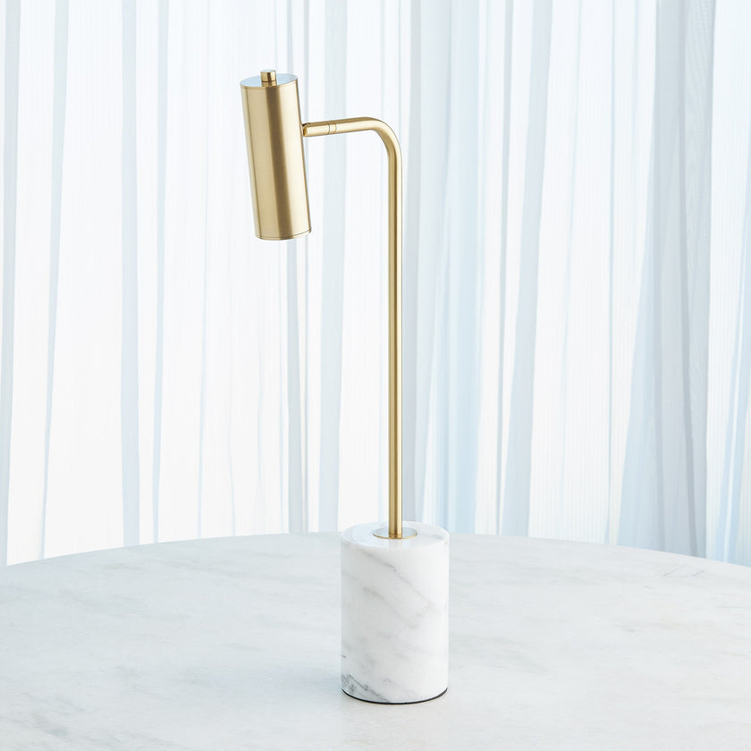 Global Views Spotlight Table Lamp Brass