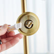 Global Views Stellar Floor Lamp-Smoke/Brass