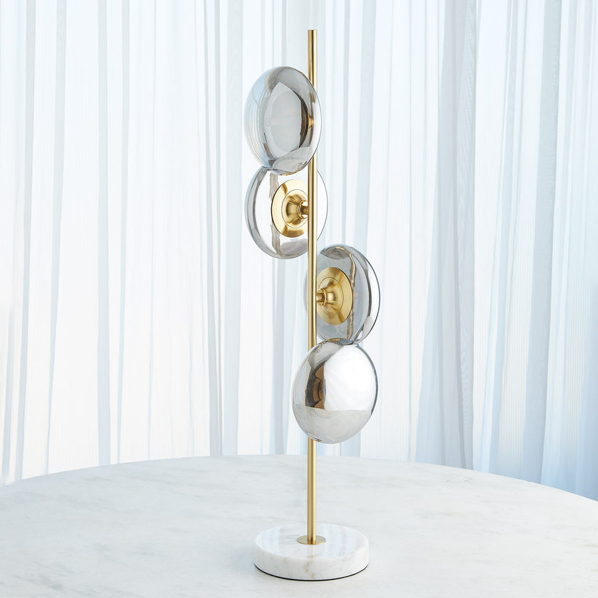 Global Views Stellar Table Lamp oke/Brass
