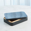 Global Views Super Ellipse Boxes and Tray Black