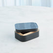 Global Views Super Ellipse Boxes and Tray Black