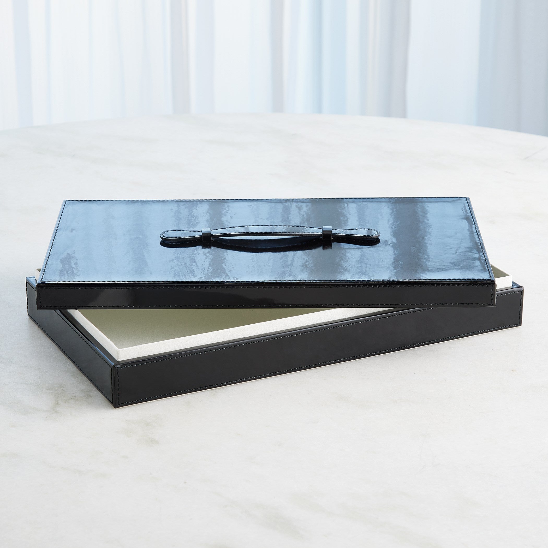 Global Views Noir Box and Tray