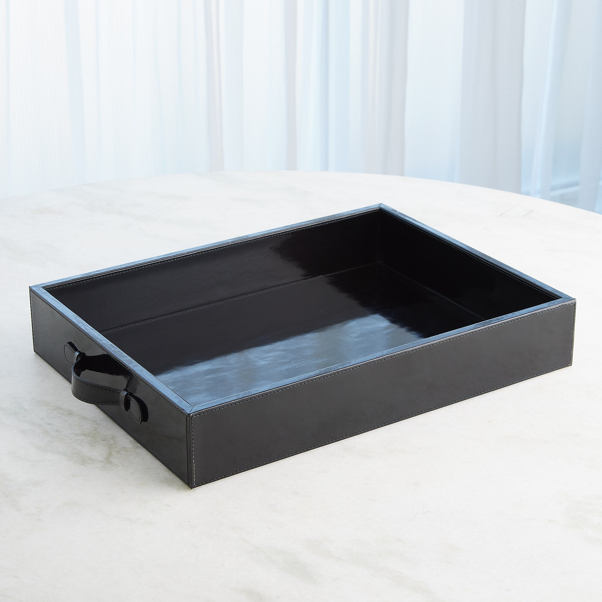 Global Views Noir Box and Tray