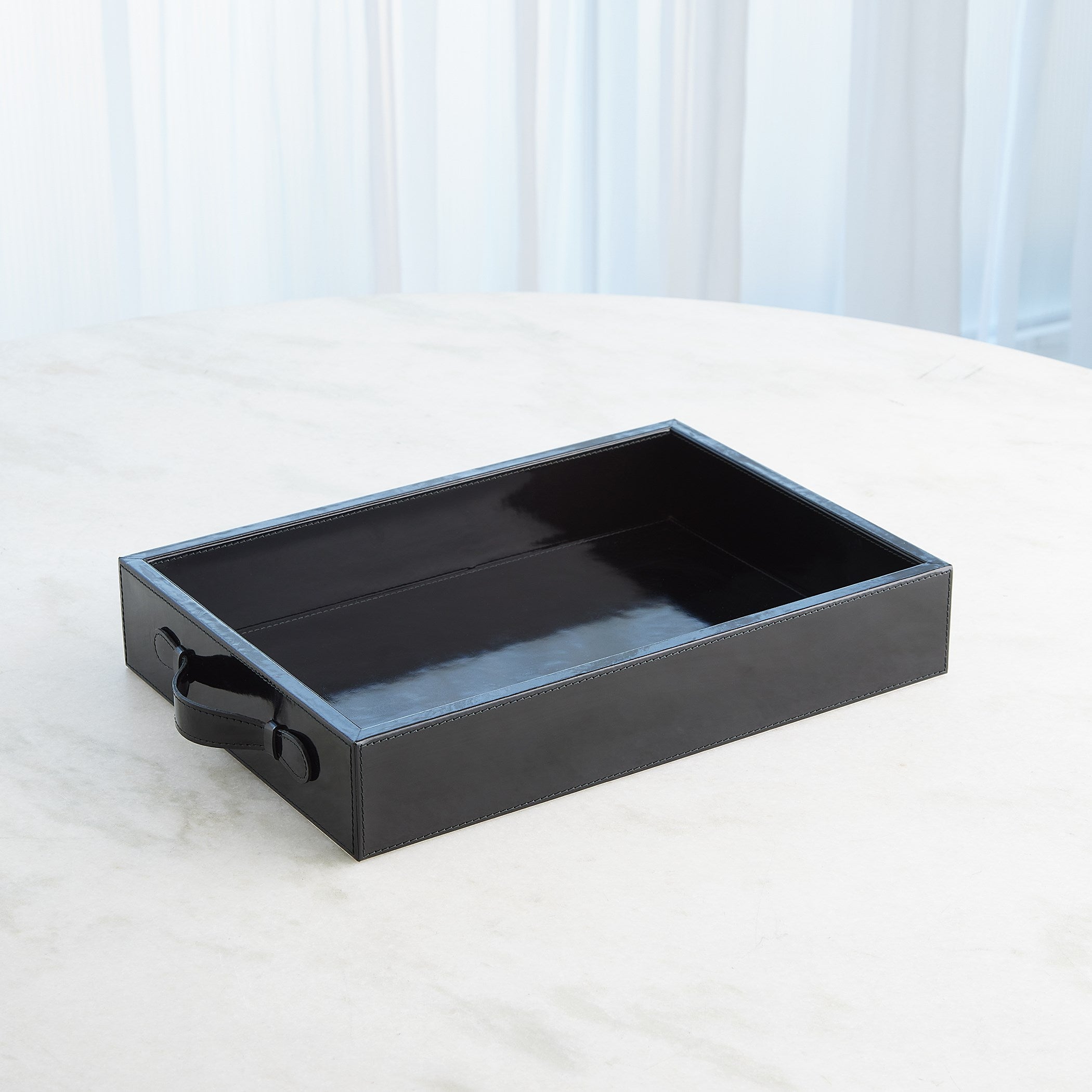 Global Views Noir Box and Tray