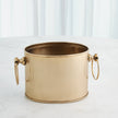 Global Views Winston Ice Bucket Brass