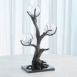 Global Views Monterey Vase Holder Natural Iron