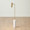 Global Views Spotlight Floor Lamp Brass