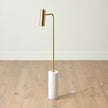 Global Views Spotlight Floor Lamp Brass