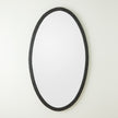 Global Views Oval Mirror Forged Iron