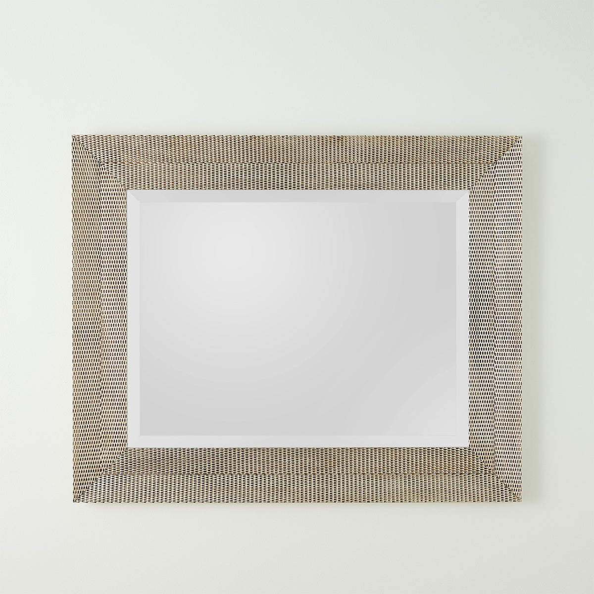 Global Views Delicate Basketweave Mirror