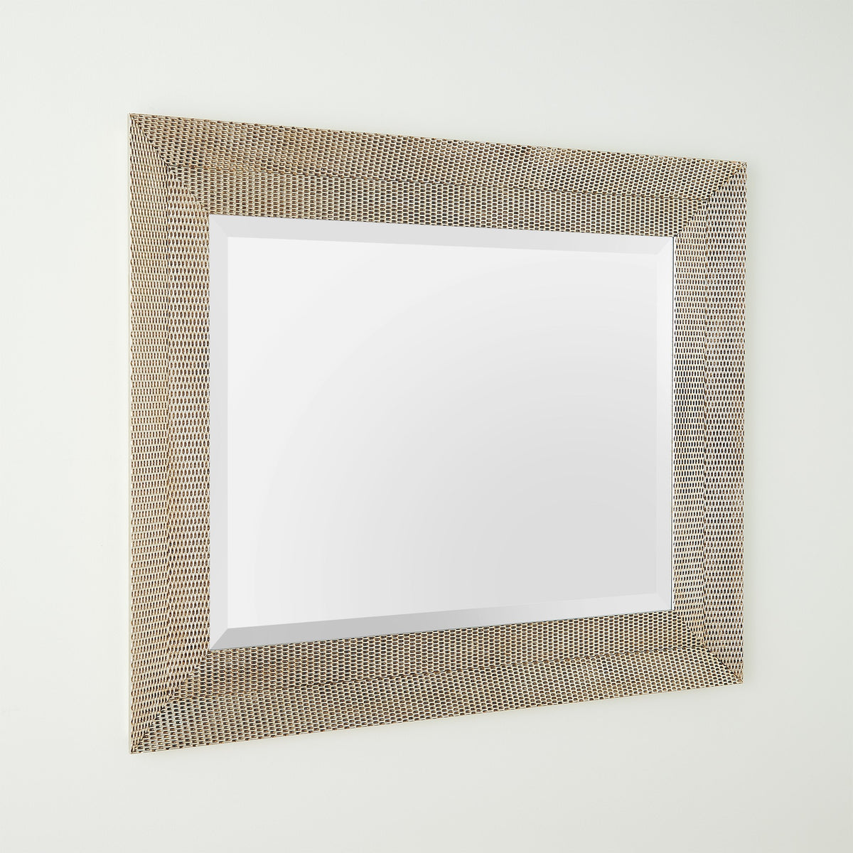 Global Views Delicate Basketweave Mirror