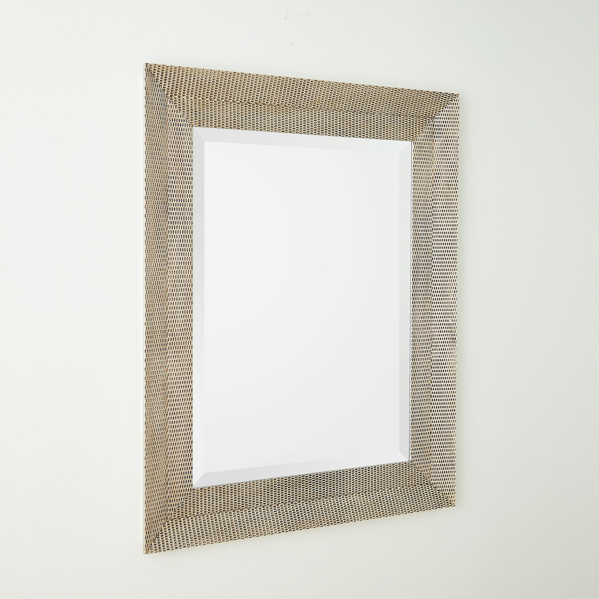 Global Views Delicate Basketweave Mirror