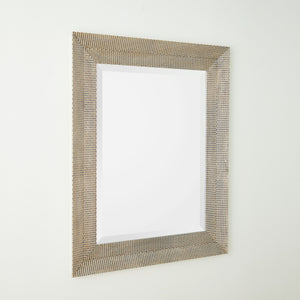 Global Views Delicate Basketweave Mirror